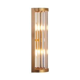 Lampa ścienna EXELLENT złota szklane rurki 45 cm