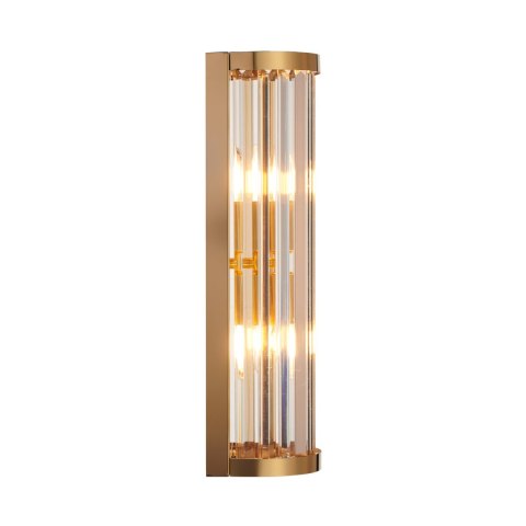 Lampa ścienna EXELLENT złota szklane rurki 45 cm Lampa ścienna EXELLENT złota szklane rurki 45 cm