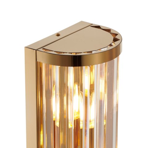 Lampa ścienna EXELLENT złota szklane rurki 45 cm Lampa ścienna EXELLENT złota szklane rurki 45 cm