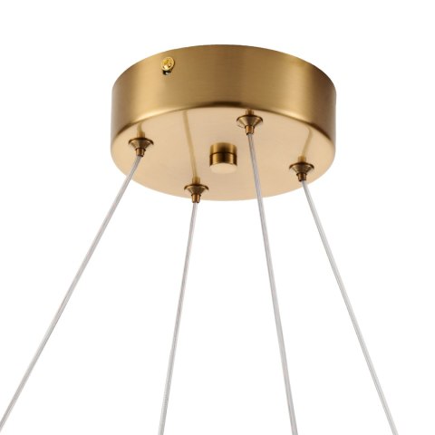 Lampa wisząca CHIC złoto biała 105 cm Lampa wisząca CHIC złoto biała 105 cm