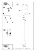 Lampa wisząca QUBIC czarna