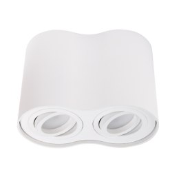 MAXLIGHT C0085 LAMPA SUFITOWA BASIC ROUND BIAŁA PODWÓJNA