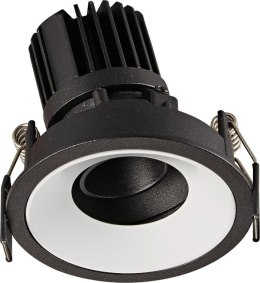 MAXLIGHT H0107 OPRAWA WPUSTOWA GALEXO LED 7W CZARNA