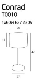 MAXLIGHT T0010 LAMPA BIURKOWA CONRAD