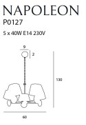 MAXLIGHT P0127 LAMPA WISZĄCA NAPOLEON