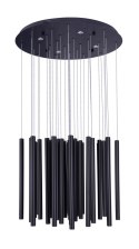 MAXLIGHT P0419D LAMPA WISZĄCA ORGANIC 33x1 CZARNA