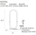 MAXLIGHT T0045D LAMPA STOŁOWA OLIVIA