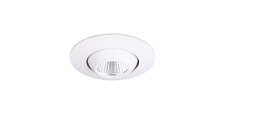 MAXLIGHT H0104 OPRAWA WPUSTOWA MAX YUCA ROUND TILTED WHITE 3W