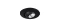 MAXLIGHT H0105 OPRAWA WPUSTOWA MAX YUCA ROUND TILTED BLACK 3W