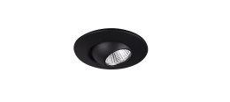 MAXLIGHT H0105 OPRAWA WPUSTOWA MAX YUCA ROUND TILTED BLACK 3W